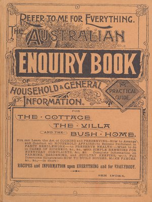 cover image of Australian Enquiry Book of Household & General Information